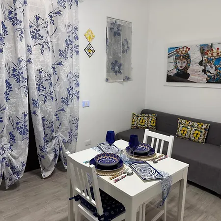 公寓 Casetta Blu Mondello Zona Partanna 巴勒莫