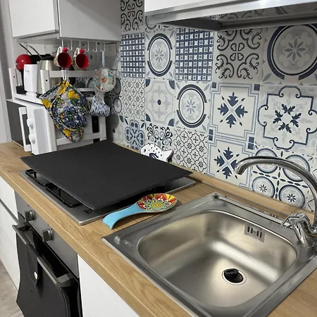 公寓 Casetta Blu Mondello Zona Partanna *